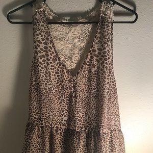 Leopard print tank